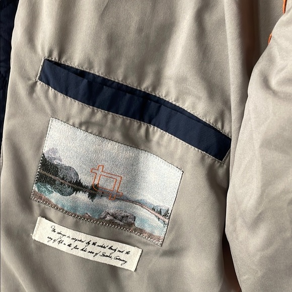 Handstich Men's Navy Blue Puffer Jacket - Picture 7 of 9